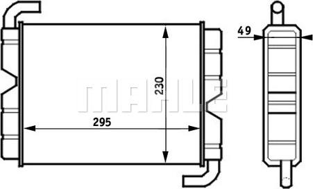 Wilmink Group WG2180164 - Schimbator caldura, incalzire habitaclu aaoparts.ro