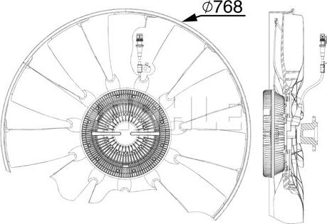 Wilmink Group WG2180869 - Ventilator, radiator aaoparts.ro