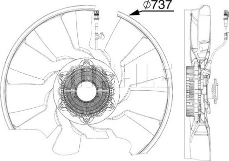 Wilmink Group WG2180864 - Ventilator, radiator aaoparts.ro
