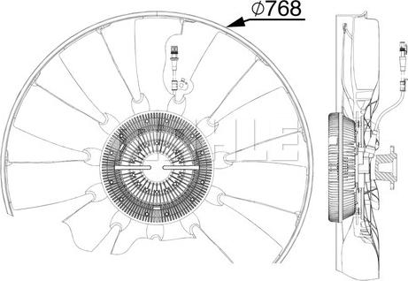Wilmink Group WG2180868 - Ventilator, radiator aaoparts.ro