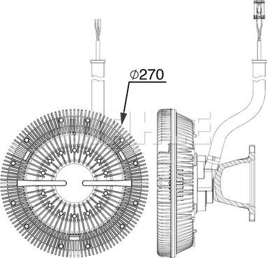 Wilmink Group WG2180394 - Cupla, ventilator radiator aaoparts.ro