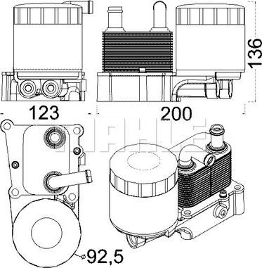 Wilmink Group WG2181138 - Radiator ulei, ulei motor aaoparts.ro