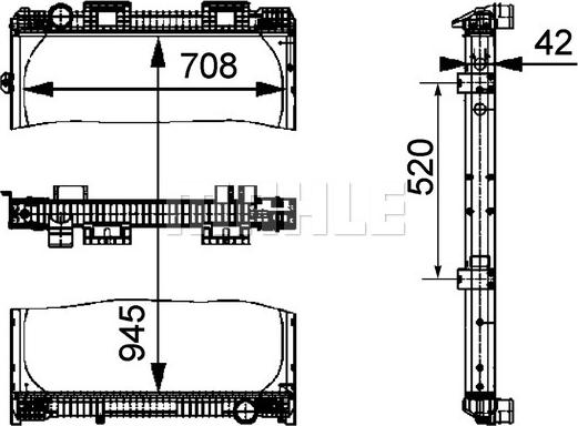 Wilmink Group WG2183918 - Radiator, racire motor aaoparts.ro