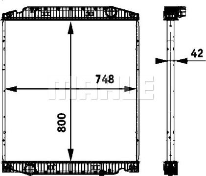 Wilmink Group WG2183933 - Radiator, racire motor aaoparts.ro