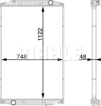 Wilmink Group WG2183923 - Radiator, racire motor aaoparts.ro