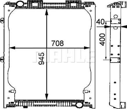 Wilmink Group WG2183895 - Radiator, racire motor aaoparts.ro