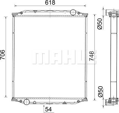 Wilmink Group WG2183358 - Radiator, racire motor aaoparts.ro