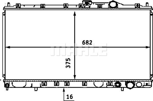 Wilmink Group WG2183727 - Radiator, racire motor aaoparts.ro