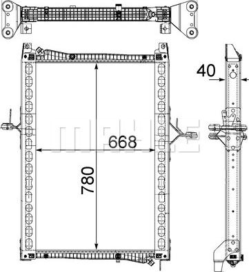 Wilmink Group WG2182403 - Radiator, racire motor aaoparts.ro