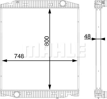 Wilmink Group WG2182358 - Radiator, racire motor aaoparts.ro
