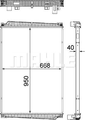 Wilmink Group WG2182387 - Radiator, racire motor aaoparts.ro