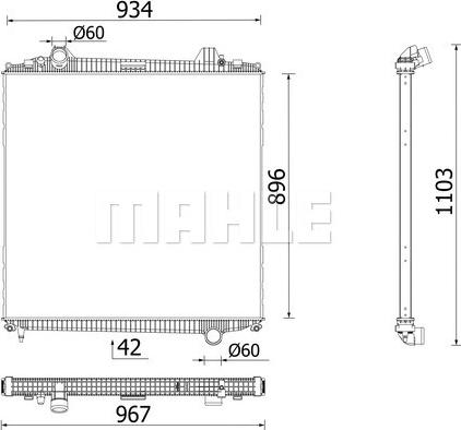 Wilmink Group WG2182254 - Radiator, racire motor aaoparts.ro