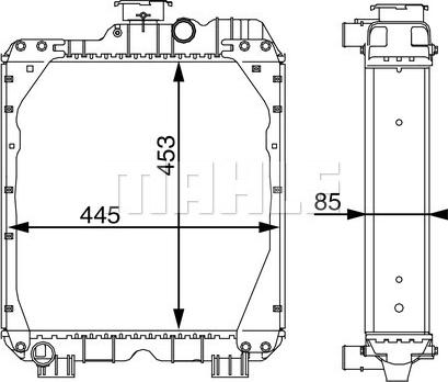 Wilmink Group WG2182289 - Radiator, racire motor aaoparts.ro