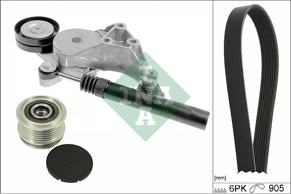 Wilmink Group WG2178173 - Set curea transmisie cu caneluri aaoparts.ro