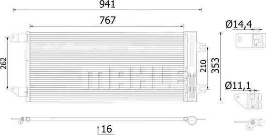 Wilmink Group WG2368677 - Condensator, climatizare aaoparts.ro