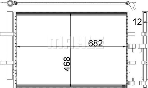 Wilmink Group WG2368813 - Condensator, climatizare aaoparts.ro