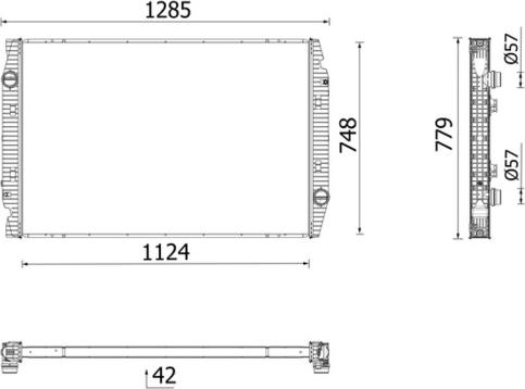Wilmink Group WG2339816 - Radiator, racire motor aaoparts.ro