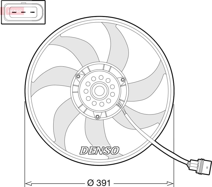 Wilmink Group WG2339222 - Ventilator, radiator aaoparts.ro