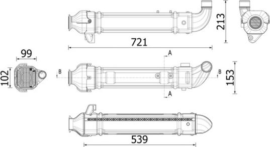 Wilmink Group WG2337226 - Radiator, recirculare gaze de esapament aaoparts.ro