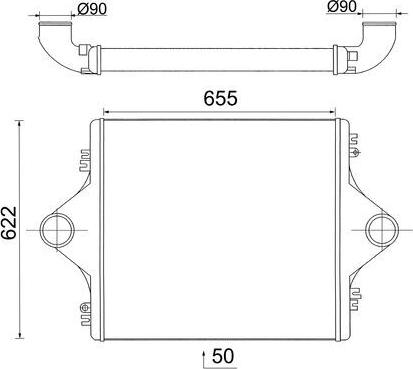 Wilmink Group WG2370563 - Intercooler, compresor aaoparts.ro