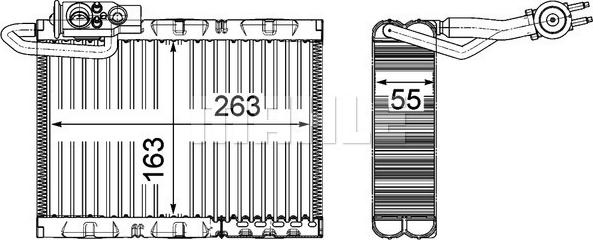 Wilmink Group WG2370283 - Evaporator,aer conditionat aaoparts.ro