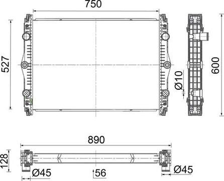 Wilmink Group WG2371100 - Radiator, racire motor aaoparts.ro
