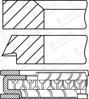 Wilmink Group WG2338979 - Set segmenti piston aaoparts.ro