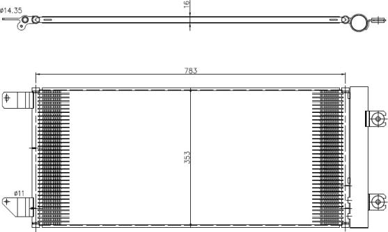 Wilmink Group WG2260723 - Condensator, climatizare aaoparts.ro