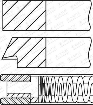Wilmink Group WG2202106 - Set segmenti piston aaoparts.ro
