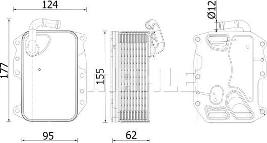 Wilmink Group WG2224702 - Radiator ulei, ulei motor aaoparts.ro