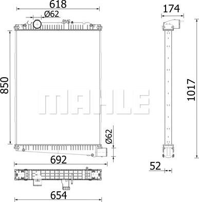 Wilmink Group WG2224713 - Radiator, racire motor aaoparts.ro