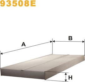 WIX Filters 93508E - Filtru, aer habitaclu aaoparts.ro