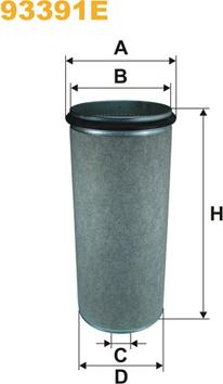 WIX Filters 93391E - Filtru aer secundar aaoparts.ro