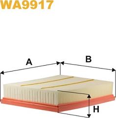 WIX Filters WA9917 - Filtru aer aaoparts.ro