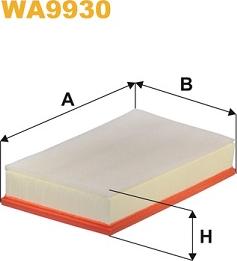 WIX Filters WA9930 - Filtru aer aaoparts.ro