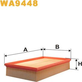 WIX Filters WA9448 - Filtru aer aaoparts.ro