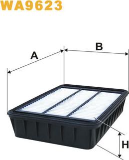 WIX Filters WA9623 - Filtru aer aaoparts.ro