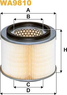 WIX Filters WA9810 - Filtru aer aaoparts.ro