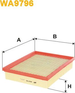 WIX Filters WA9796 - Filtru aer aaoparts.ro