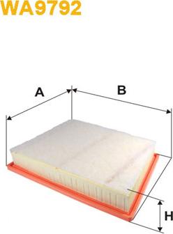 WIX Filters WA9792 - Filtru aer aaoparts.ro