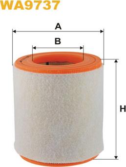WIX Filters WA9737 - Filtru aer aaoparts.ro