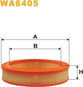 WIX Filters WA6405 - Filtru aer aaoparts.ro