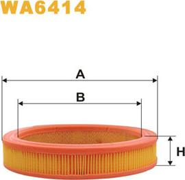 WIX Filters WA6414 - Filtru aer aaoparts.ro