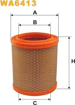 WIX Filters WA6413 - Filtru aer aaoparts.ro