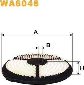 WIX Filters WA6048 - Filtru aer aaoparts.ro