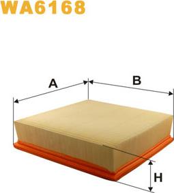 WIX Filters WA6168 - Filtru aer aaoparts.ro