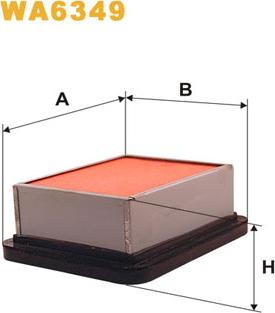WIX Filters WA6349 - Filtru aer aaoparts.ro
