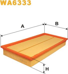 WIX Filters WA6333 - Filtru aer aaoparts.ro