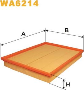 WIX Filters WA6214 - Filtru aer aaoparts.ro