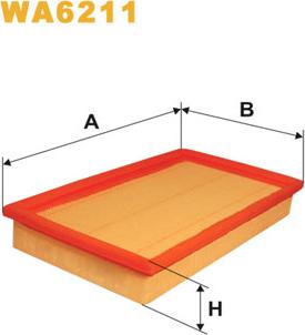 WIX Filters WA6211 - Filtru aer aaoparts.ro